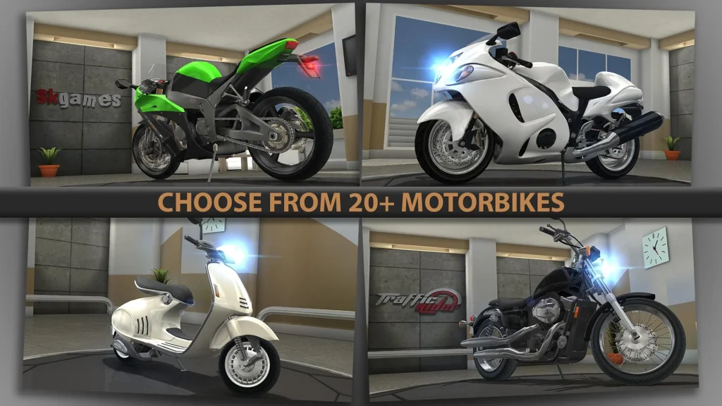 Traffic Rider Mod Apk (Unlock All Bikes)